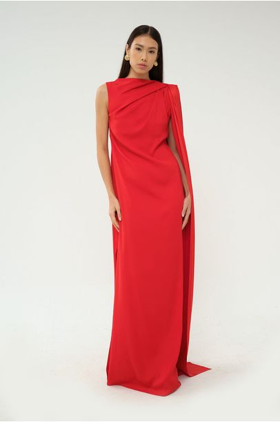 Vestido Longo Area Minú - VERMELHO