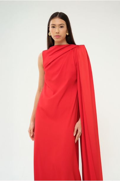 Vestido Longo Area Minú - VERMELHO