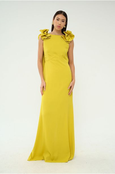 Vestido Longo Mirra Minú - VERDE CLARO
