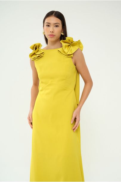 Vestido Longo Mirra Minú - VERDE CLARO