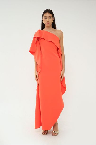Vestido Longo Nua Minú - LARANJA