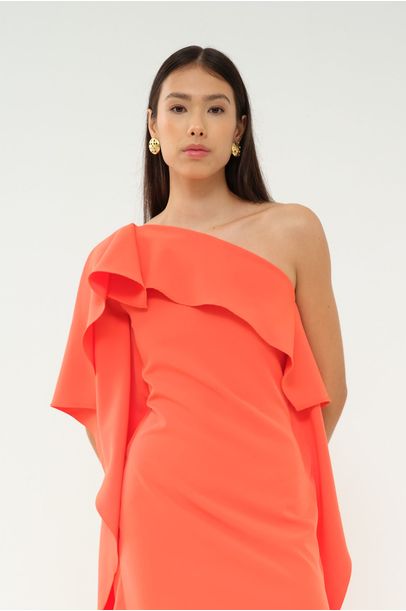 Vestido Longo Nua Minú - LARANJA
