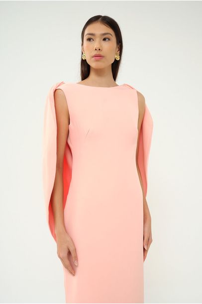 Vestido Longo Ostra Minú - ROSA