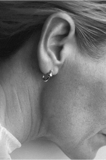 Brinco Cogu Hoop Earrings Vermeil Nathalie Edenburg - Dourado