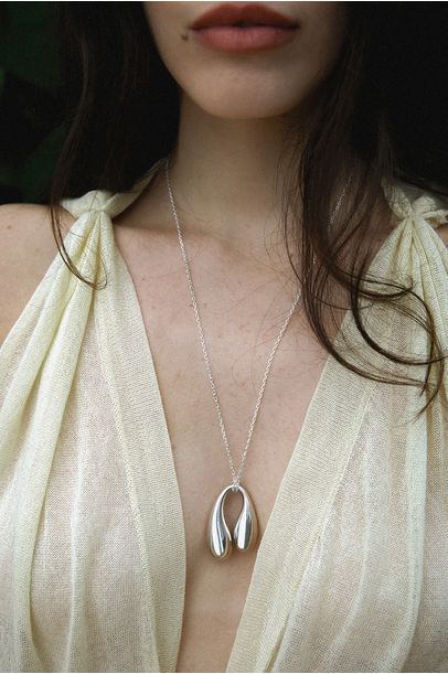 Colar Caules Pendant Nathalie Edenburg - Prata