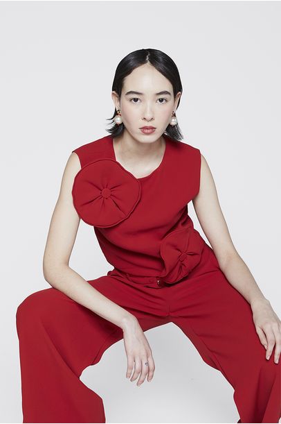 Top Fiori Vermelho Lo De Lui - Vermelho