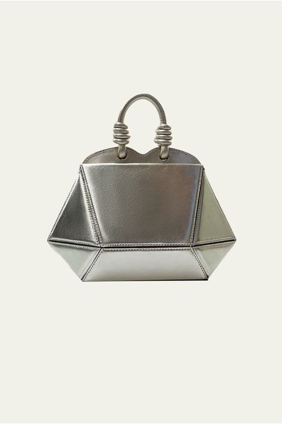 Mini Bolsa Diamante Prata Soleah - PRATA