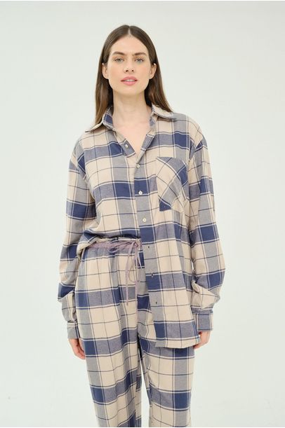 Camisa Xadrez Flanela Le Shay - Xadrez