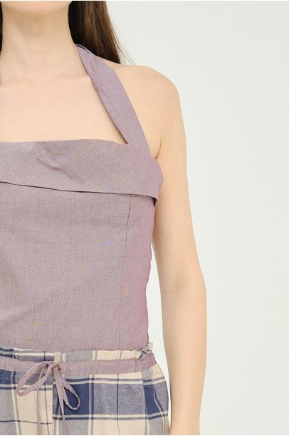 Top Decotado Reto Le Shay - Roxo