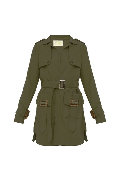 Trench Coat Le Shay - Verde