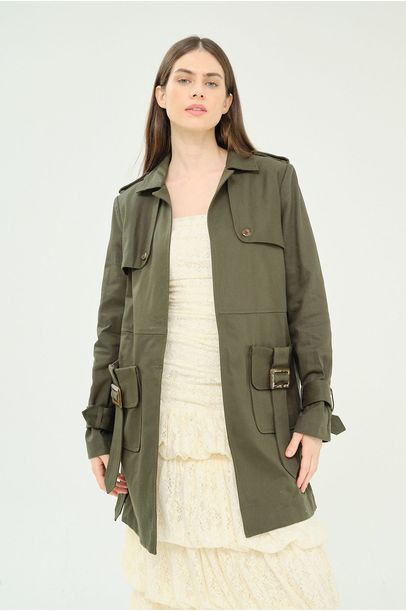 Trench Coat Le Shay - Verde