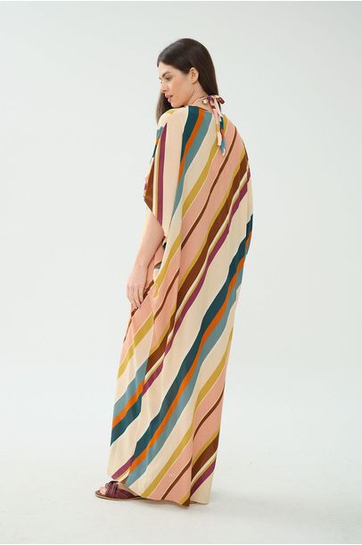 Robe Longo Adriana Degreas - MULTICOLORIDO