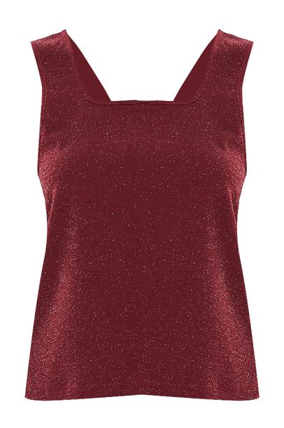 Top Rita Lurex Olive You - Vinho