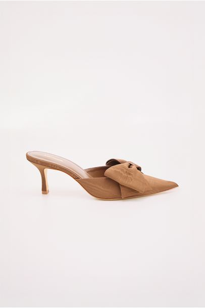 Sandália Mule Elle Pump Larroudé - MARROM