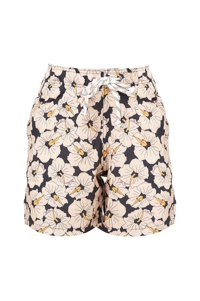 Shorts Poli-Nation Preto E Branco Parioca - Preto E Branco