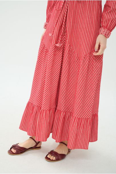 Vestido Sensações Vermelho Sophia Hegg - Vermelho