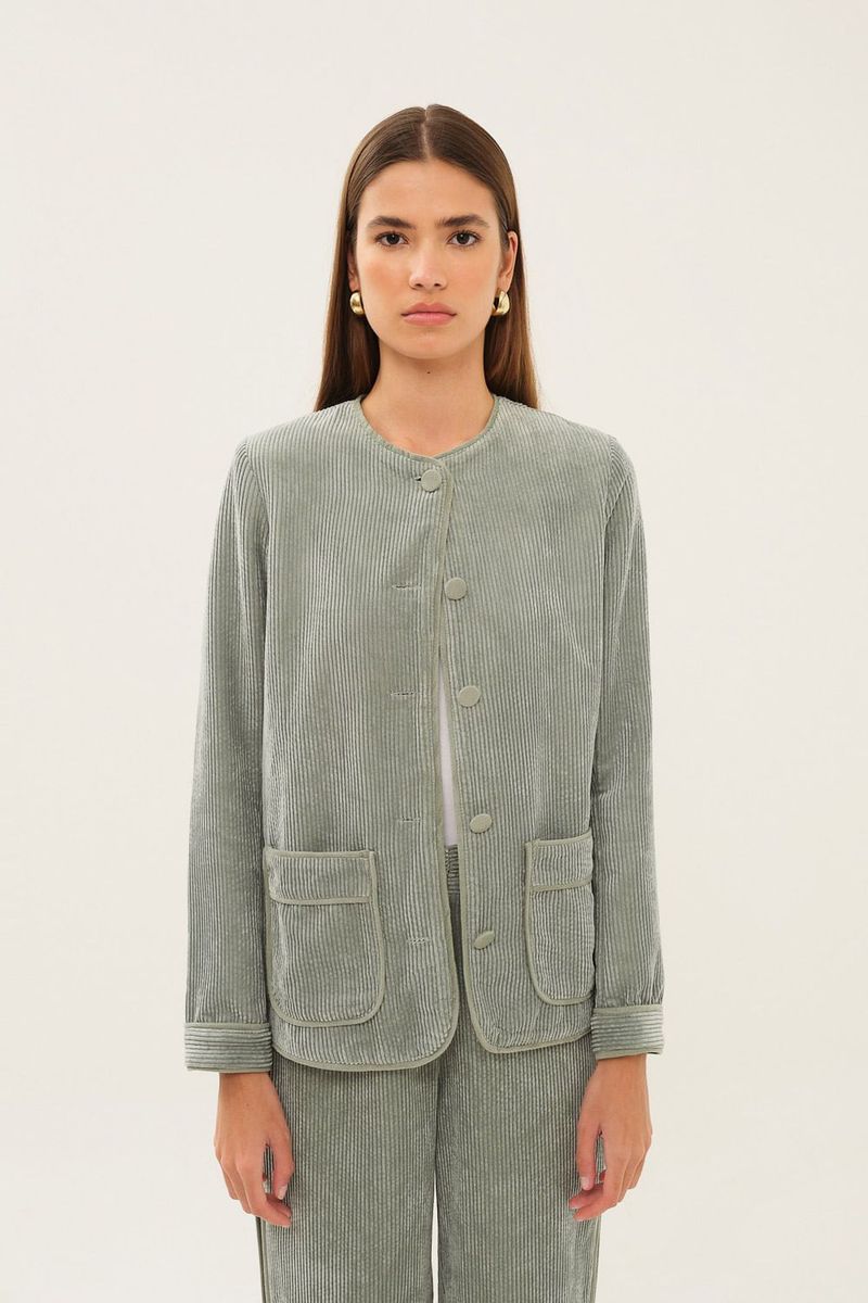 Casaqueto Vivos Velluto Clemence - VERDE 0