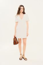 Vestido Mini Malta Clemence - OFF WHITE 1