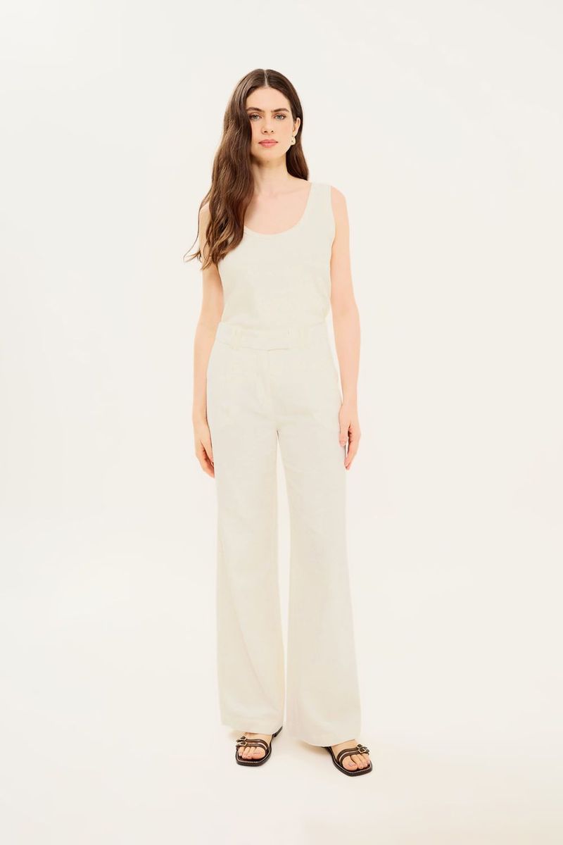 Cal a Pantalona Malta Clemence - OFF WHITE 0