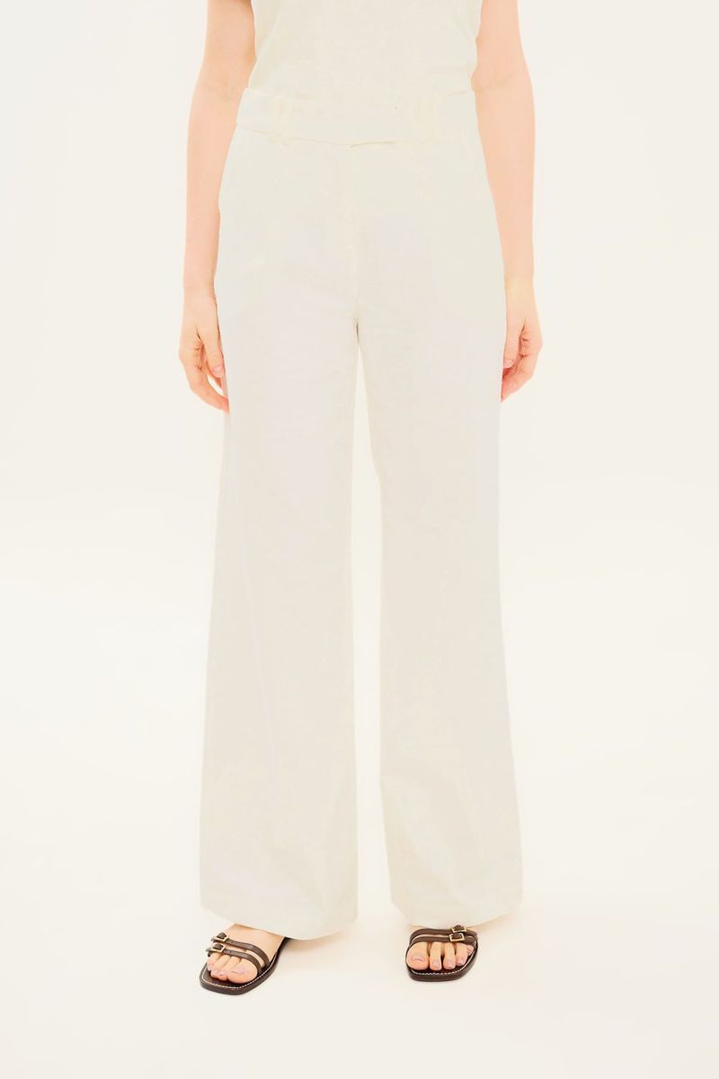 Cal a Pantalona Malta Clemence - OFF WHITE 1