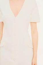 Vestido Mini Malta Clemence - OFF WHITE 2