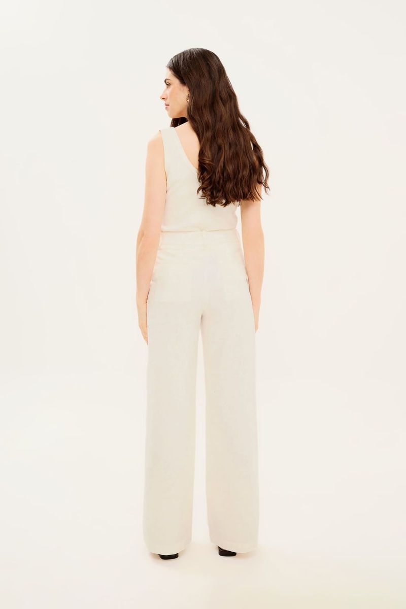 Cal a Pantalona Malta Clemence - OFF WHITE 3