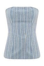 Blusa SM Striped Clemence - AZUL 4
