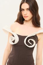 Corset Victoria ALUF - MARROM 3