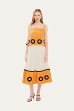 Saia Midi Pregas Bdln - OFF WHITE 1
