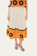 Saia Midi Pregas Bdln - OFF WHITE 2