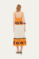 Saia Midi Pregas Bdln - OFF WHITE 4