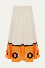 Saia Midi Pregas Bdln - OFF WHITE 0