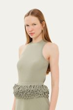 Vestido Longo Tric  Coven - VERDE 1