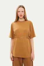T-shirt Long Cinto Norah Jour Et Nuit - CARAMELO 0