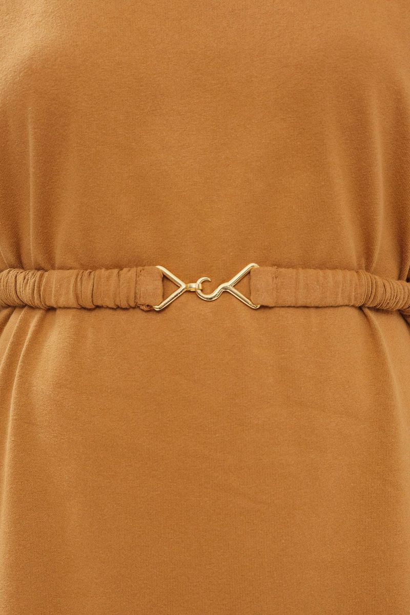 T-shirt Long Cinto Norah Jour Et Nuit - CARAMELO 2