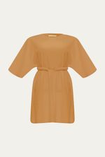 T-shirt Long Cinto Norah Jour Et Nuit - CARAMELO 4