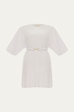 T-shirt Long Cinto Norah Jour Et Nuit - BRANCO 4