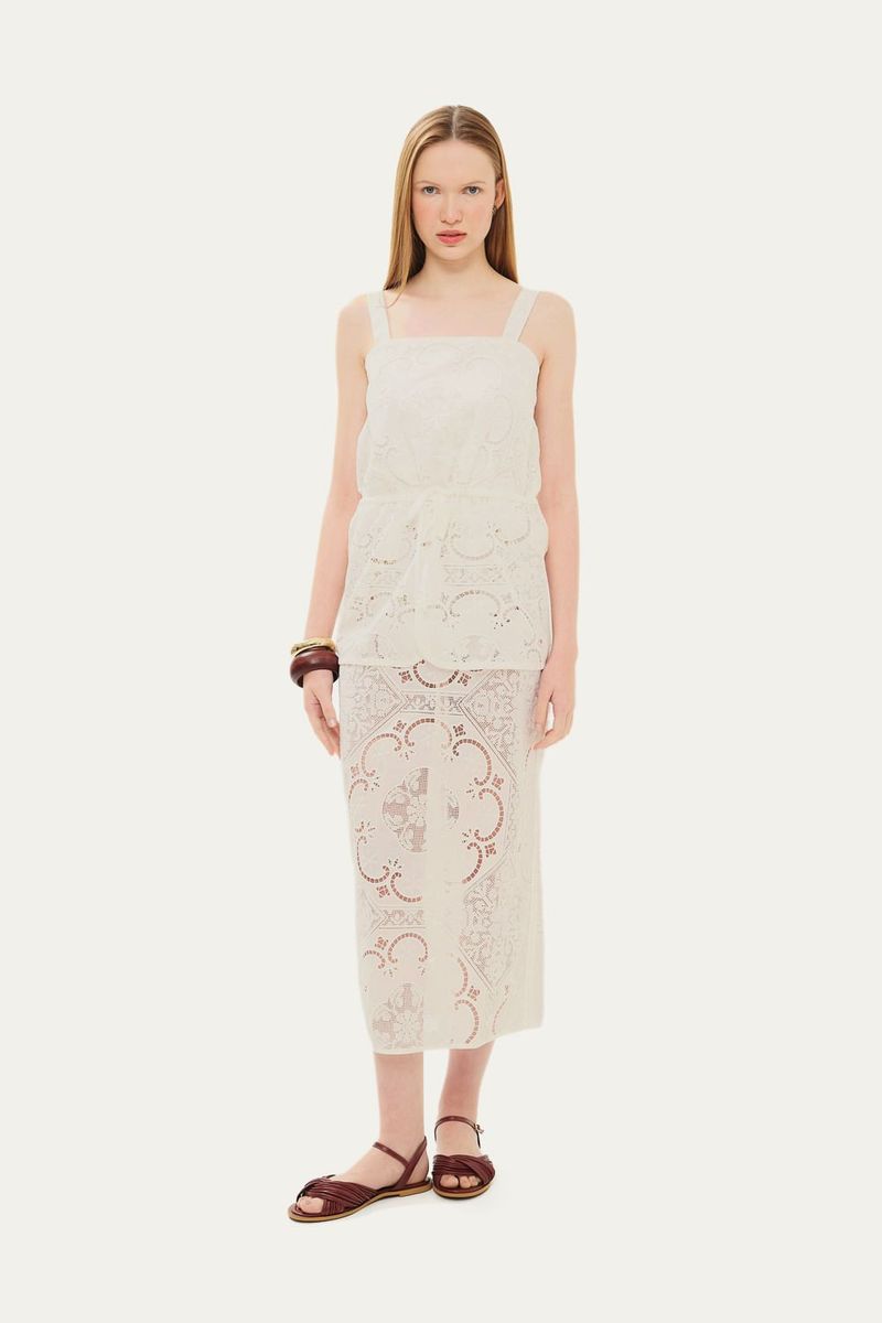 Regata Cec lia Linnen - OFF WHITE 1