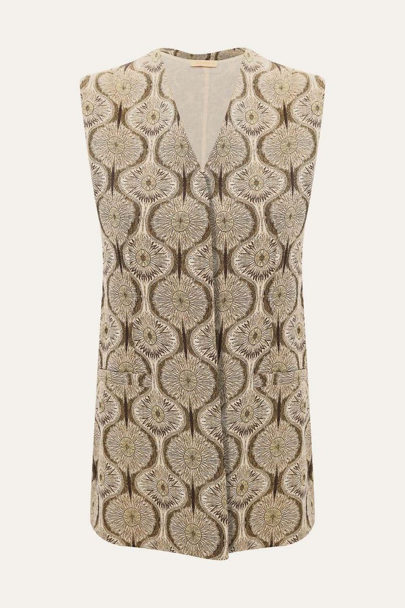 Colete Ruth Linnen - MULTICOLORIDO 4