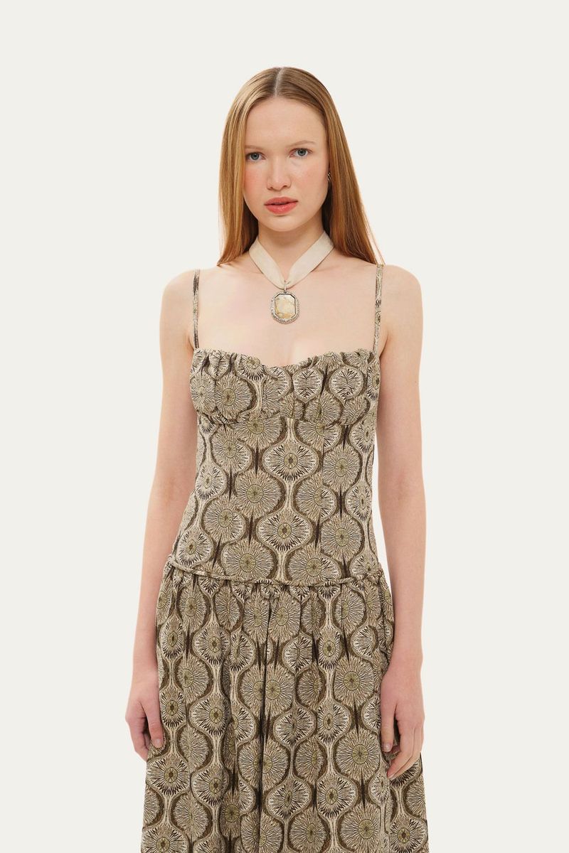 Vestido Ruth Linnen - MULTICOLORIDO 1