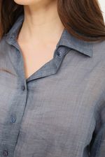 Camisa Akari Linnen - AZUL 2