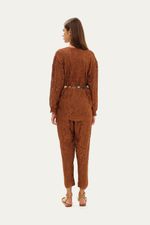 Cal a Cigarrete Soft Renda Giverny Gig - MARROM 4