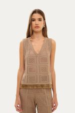 Colete Alyssa Rendado Tata - BRONZE 0