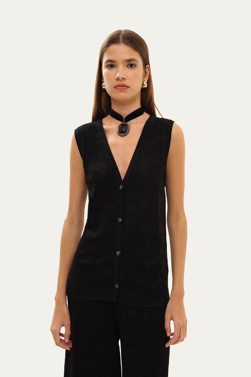 Colete Camelia Regata Tata - PRETO 0