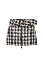 Mini Saia Jacquard Champion Iris Nk - PRETO E BRANCO 3