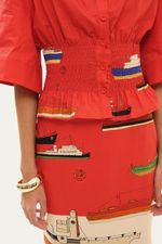 Camisa Manga Curta Bruma Barca Lo De Lui - VERMELHO 2