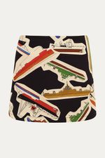 Saia Mini Sailor Lo De Lui - PRETO E BRANCO 4