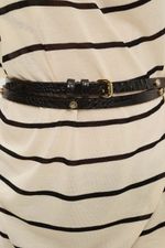 Cinto Fino Duas Voltas Von Gaw - PRETO 1