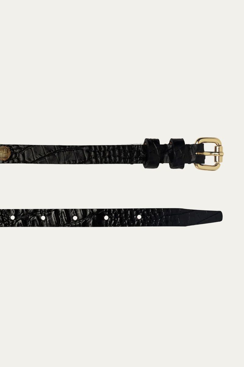 Cinto Fino Duas Voltas Von Gaw - PRETO 2