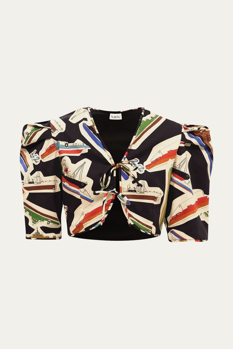 Casaco Sailor Lo De Lui - PRETO E BRANCO 4